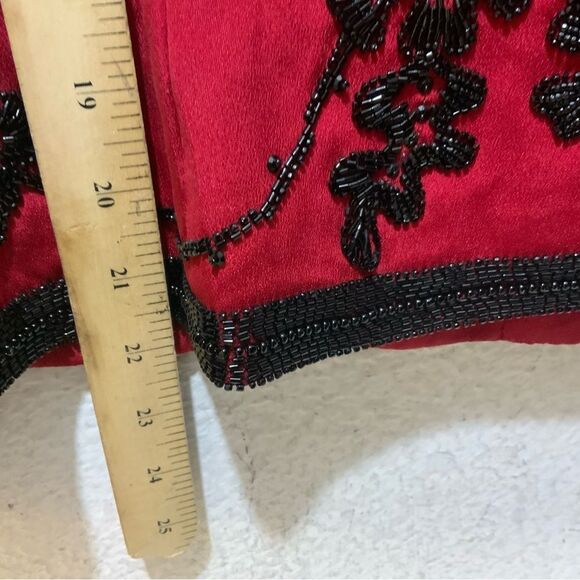 Luisa di Marcantonio Roma  Blazer in redVintage band Collar Evening Jacket - Picture 6 of 6